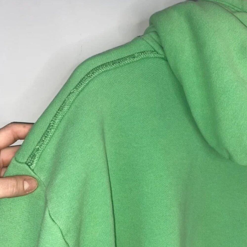 Simon Miller Oversized Distressed Green Hoodie - Picture 6 of 9